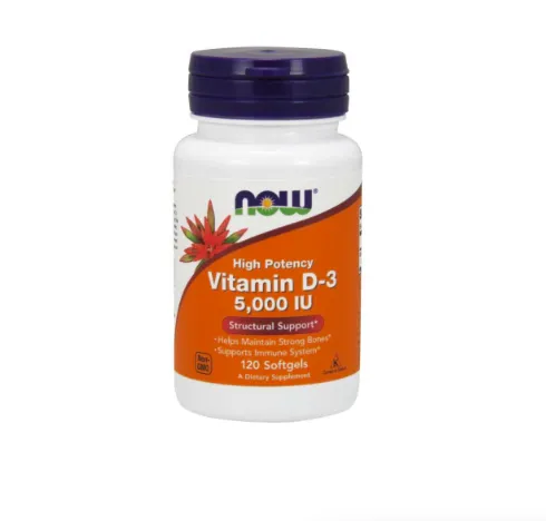 Vitamin D-3 5000 IU 120 kapslar Now Foods