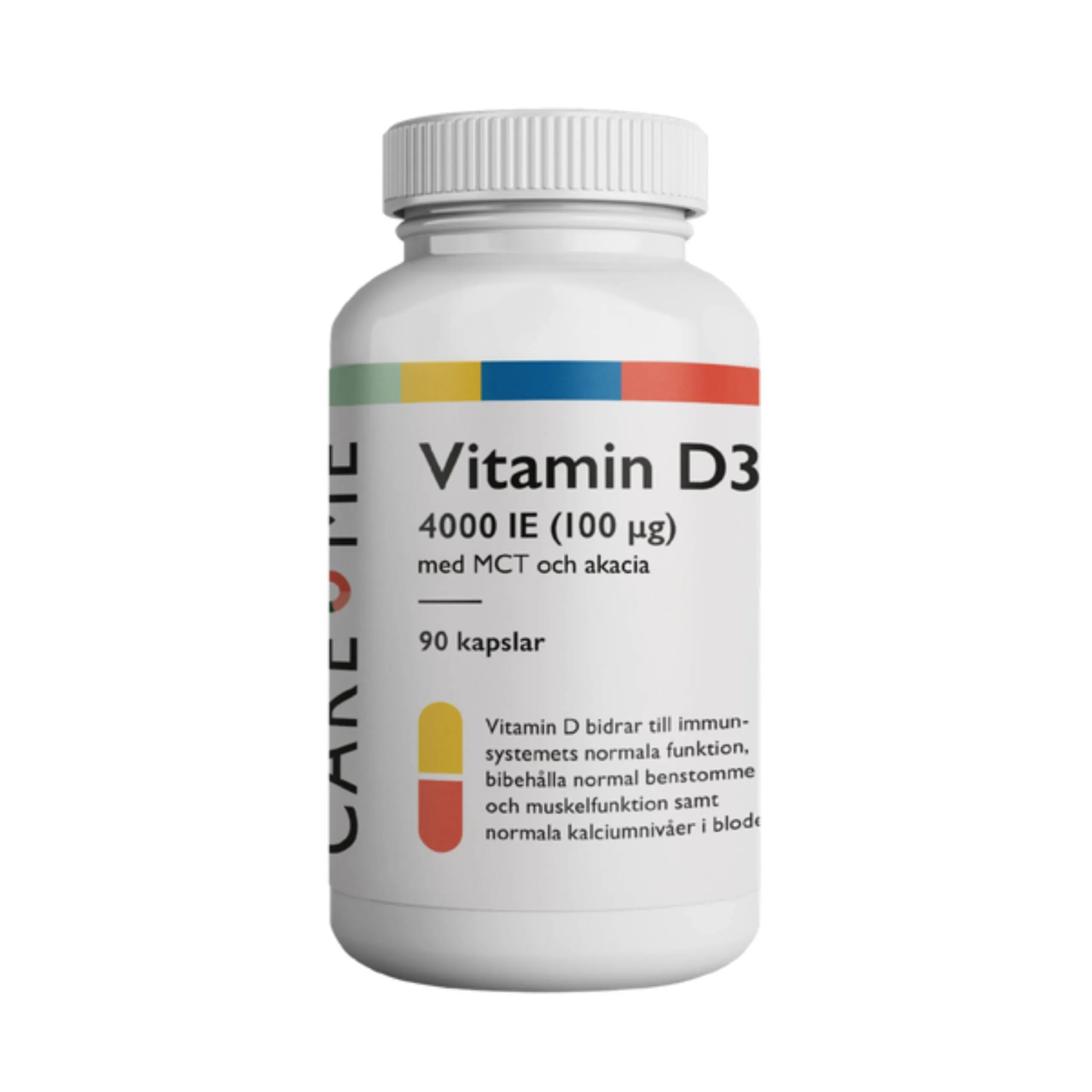 Vitamin D3 4000 IE 90 kapslar CareMe