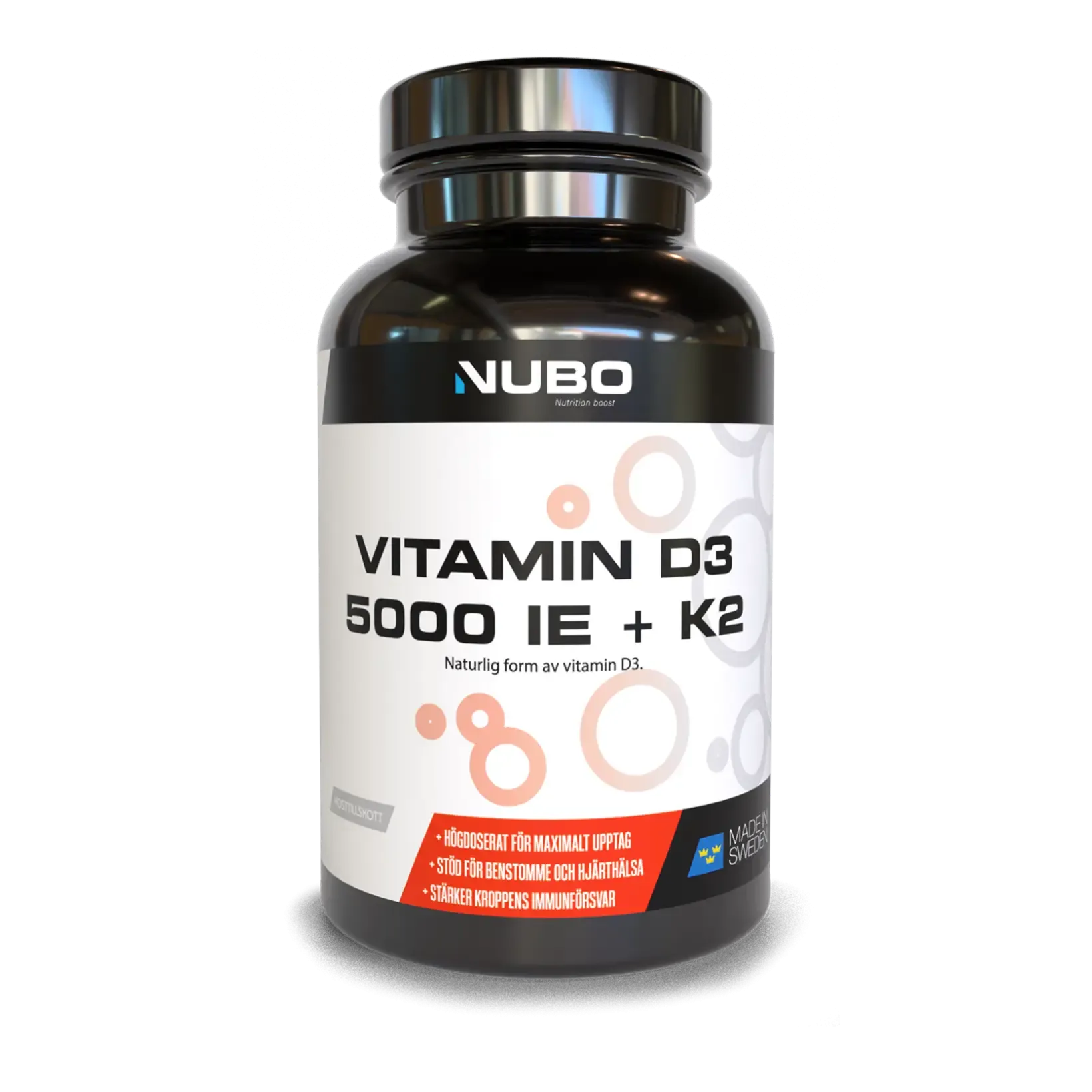 Vitamin D3 5000 + K2 Nubo