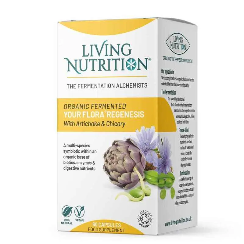 Your Flora Symbiotic Regenesis 60 kapslar EKO Living Nutrition